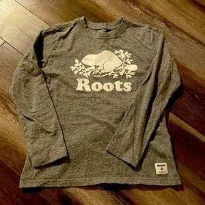 Youth roots long sleeve shirt